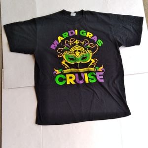 Carnival Cruise Lines Mardi Gras T-shirt Size XL